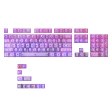 115 Keys Printed Keycaps For Mechanical Keyboards With-pink