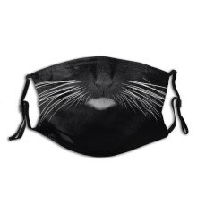 (Style 17)Tiermuster Baumwolle Gesichtsmaske Waschbar Deko Bezug für Männer Geschenk Frauen