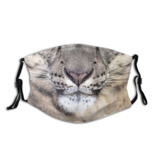 (Style 10)Máscara facial de algodón con patrón animal cubierta decorativa lavable para hombre regalo mujer