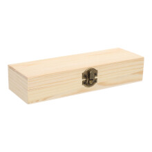 1St Khaki Stationery Box Hout Voor En Kleine Spullen