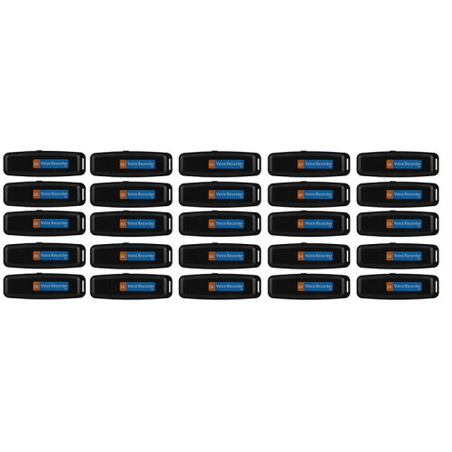 20X  U-Disk Digital Audio Recorder USB 3.0 Flash Drives Maximum Support 32GB Memory Card Black