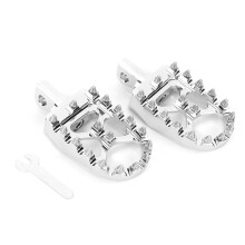 Pedale poggiapiedi antiscivolo lavorato a CNC, accessorio per auto, pedane autostradali universali per moto.