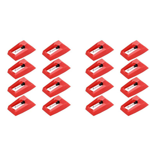 16Pcs Record Player Needles, Universal Replacement Stylus Needles Replacement Stylus Needles for Vinyl Record Player