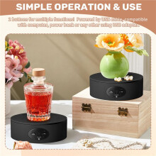 Rotating Display Stand, 360 Degree Automatic Mute Spin Turntable for Photography Display,Figures and Collections Display