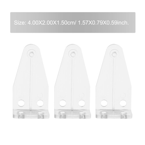 10St Blinds Brackets Van Duurzaam Plastic, Transparant 1
