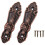Metal Curtain Tassel Tie Back Tieback  Wall Hooks 2PCS Red bronze 2
