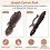 Metal Curtain Tassel Tie Back Tieback  Wall Hooks 2PCS Red bronze 4