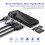 ROCKETEK Docking Station for Surface Pro 7, 7-in-1 Hub, USB 3.0 X 2, USB-C 60W PD Charging Capability, Card Reader 6