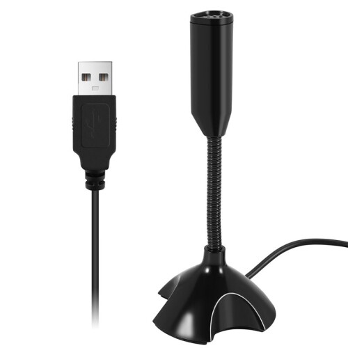 USB Microphone Web Flexible Noise Canceling Mic For  PC Computer Laptop Stand 1