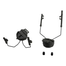 Pickup Headphones Rail Bracket Multi-Angle Adjustable Flip Ear Cups Fixed Bracket Helmet Accessories Green