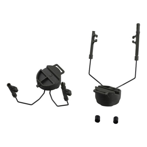 Pickup Headphones Rail Bracket Multi-Angle Adjustable Flip Ear Cups Fixed Bracket Helmet Accessories Green