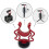 4PCS Universal Microphone Wavy Shock Mount Adapter Plastic Microphone Bracket Mount Replacement for  By-Mm1 4