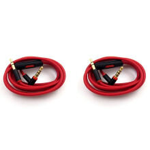 2X Replacement Remote Talk Audio Cable for Studio, Executive, Mixer, Solo HD, Wireless(Black+Red)