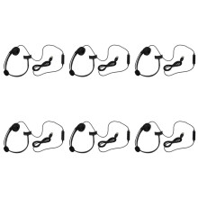 6X USB Call Center Headset with Noise Cancelling Mic Monaural Headphone for PC Home Office Phone Service Plug and