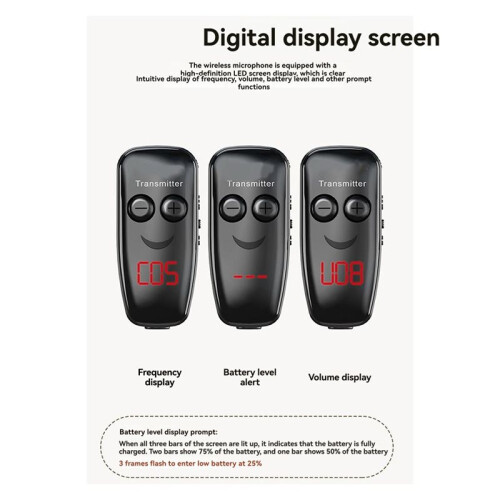 Wireless Pickup System Clip  Wireless Receiver and Transmitter Musical Instrument Microphone for Clarinet Flute 2