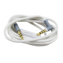 2x Remote Talk Audio Cable for Studio, Executive, Mixer, Solo HD, Wireless, and Pro Headphones(White&Black)
