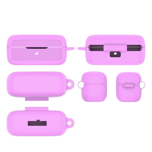 Silicone Case for EarFun Air Pro 3 Shockproof Silicone Wireless  Tooth Headphone Protective Cover with Hook 1