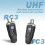 Microphone Wired to Wireless Microphone Receiver and Transmitter 48V Capacitive Dynamic Instrument Receiver 3