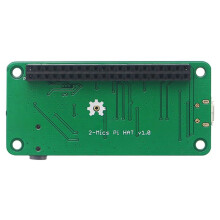 2X ReSpeaker 2-Mics Pi Hat for Raspberry Pi 4 Model B Voice Module Dual Microphone Array for Raspberry Pi Zero 3B
