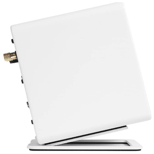 Speaker Support Base is Made for Tabletop Speaker Bottom Stand with Shock Absorption and Enhanced Sound Quality White 1