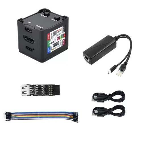 For Sipeed NanoKVM PiKVM Remote Control Operation and Maintenance Server  PiKVM Remote Desktop Server UART Black