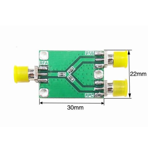 6GHZ RF Microwave Resistor RF Combiner/Splitter Simple Power Splitter One to Two Splitter Module 2