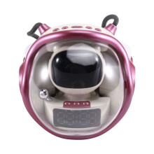 Astronaut Spaceship Wireless Speaker AI Interactive with RGB Light Alarm Clock Night Good Looks Gifts