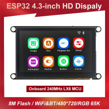 ESP32-S3 8M PSRAM 4M FLASH 4,3-Calowy Moduł Wyświetlacza LCD IPS 480x270 HD WiFi 240Mhz LX6 MCU dla LVGL(C)
