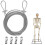 12ft Replacement Accessories, 3mm Diameter Coated Stainless Steel Guy Wire Cable for 12 Ft  Part U 1