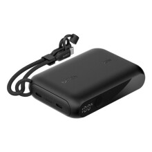 Powerbank - BELKIN - 10 000 mAh - PD 20W - Color: Negro - Pantalla integrada