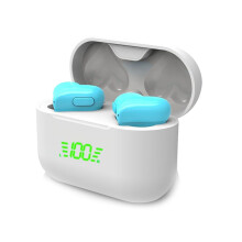 Heart Shaped Digital Display Earbuds 5.3 Bass Stereo Earbud Waterproof Cute in Ear Earbuds