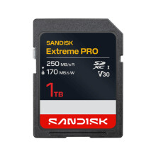 SanDisk Extreme PRO SD UHS-I 1 To 250 Mo/s muistikortti