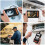 Endoscópio Industrial Tela IPS de 4,3 Polegadas HD1080P, Cabo Semi-Rígido de 10m Câmera Borescope de 8mm com 8LED, À Prova D'Água 5