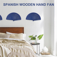 G-Plain Pure Wood Folding Fan Modern Classical Dance Performances Hand Fan Art Home Ornaments