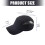Stilvolle Baseballkappe mit schweißableitender-Schwarz 4