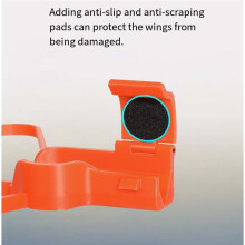 For   5 PRO Propeller Protection Cover with Landing Gear Anti-Fall and Anti-Collision Propeller Protection Orange