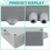 Weighing Transmitter Weighing Amplifier Weight Sensor Voltage Current Converter  12-24V 4-20MA Load Cell Amplifier 2