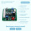 35mm VU Meter Stereo Audio Amplifier Level Indicator Audio Meter Backlight Adjustable with Driver Board for AMP 6