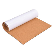 Self-Adhesive Cork Board Roll, 1/8Inch Thick Cork Boards for Walls, 20x16inch Cork Board Roll for Office, Home, School
