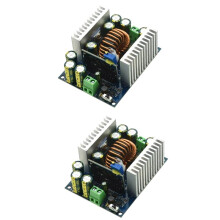 2 Peças 500W 18A Módulo de Fonte de Alimentação Ajustável Conversor Buck - Driver LED 12-95V para 2-90V Regulador de Tensão 12V