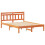VidaXL vidaXL Bed Frame Brown 140 x 190 cm Solid Pine Wood 5