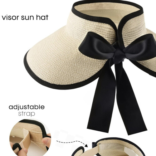 Packbarer Reise-Sonnenhut mit-B os mit Leopardenmuster 2