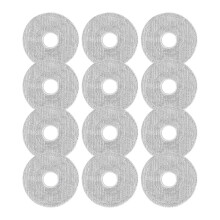 12PCS Mop Cloth Pads for Mijia 5C / OV42CN Sweeping Robot Replacement Parts Washable Mopping Pads