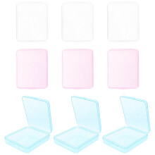 9St Draagbare Plastic Make-Up Organizer Met Stofbescherming