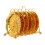 1Set Functionele Gouden Snack Tray Met Ijzeren Opbergrek Voor Thuis 1