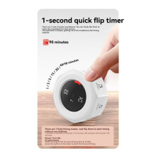 Multi-Hexagon Timer 90-Minute Sensor Digital Timer with LED Screen 7 Set Management Tools White