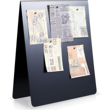 Magnetic Bulletin Board Dry Erase Memo Board Freestanding Metal Easel for Magnet Display for Tabletop Desktop Home