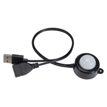 PIR Body Infrared USB Motion Sensor 5V - 24V 5A Photosensitive Sensor Detector for Single Color RGB LED Strip B