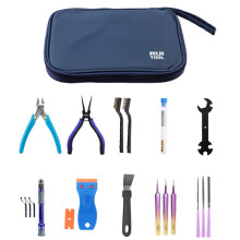 RUITOOL Kit D'Outils D'Impression 3D : Pinces pour le Démontage de Modèles et le Retrait de Supports, Nettoyage de Buses de Découpe et de Meulage