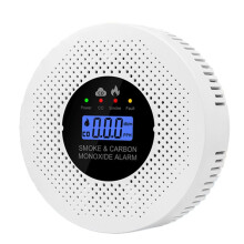 Smoke Detector Carbon Monoxide Alarm 2 in 1 Fire Safety Device for Home Office RV Hotel Protection